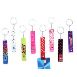 Party Favour Credit Card Grabber Acrylic Material Card Puller Custom Your Own Credit Card Grabber Keychain Clip For Long Nails Pendant