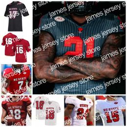 New NC State North Carolina Wolfpack NCAA College Football Jersey 16 Bailey Hockman 12 Jacoby Brissett 9 Bradley Chubb 81 Torry Holt