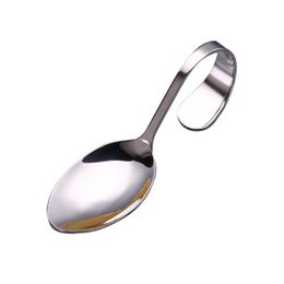fork dessert round spoons Twisted hotel supplies spoon Stainless steel tableware