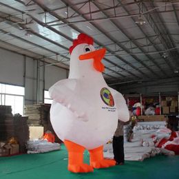 Inflatable Chicken Model, Air Blown Rooster/Cock Cartoon, Blown Up Animals For Outdoor Events Decorations