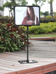 A4 label frame top grade price ticket advertisement playbill Display poster banner frame holder stand with frame