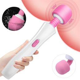 Sex toy Toy Massager Av Vibrator Magic Wand Body Clitoris Nipple Stimulator Muscle Relaxation Female Masturbator Erotic Toys for Couple 4RG2