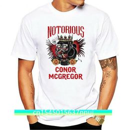 Tee Notorious Conor McGregor Dövme Siyah Tshirt Erkekler için Grafik Tshirt 220702