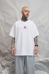 Men's T-Shirts Hip Hop Streetwear Harajuku T-Shirt Men Earth Letter Printed T Shirt 2022 Summer Short Sleeve Tshirt Cotton Loose Tops TeesMe