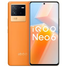 Original Vivo IQOO Neo 6 5G Mobile Phone 8GB RAM 128GB 256GB ROM 64MP NFC Snapdragon 8 Gen1 Android 6.62" AMOLED 120Hz Full Screen Fingerprint ID Face Wake Smart Cell Phone