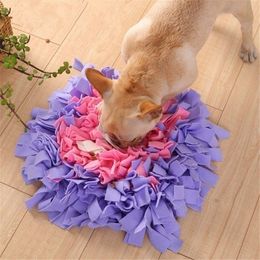 Pet Dog Sniffing Mat Find Food Training Interactive Play Toys Feeding For Relieve Stress Y200330