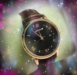 Classic Men Women Quartz Movement Watch 40mm sapphire table mirror Leather Belt Wristwatch