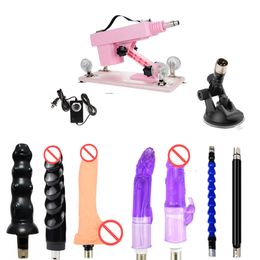 AKKAJJ Adult Automatic for Women Thrusting Sex Furniture Machine with Multiple Adult Appendix Massage Device Toys