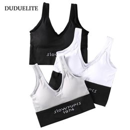 Women Seamless Push Up Gym Fitness Yoga Running Sexy Underwear Workout Top Girl Sports Bra T200601