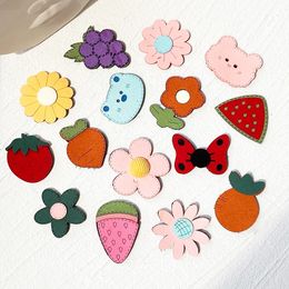 5Pcs/Set Cute Girls Cartoon Hair Posts Magic Stickers Broken Artefact Bangs Stickers Hair Clips Headwear Hair Accessories