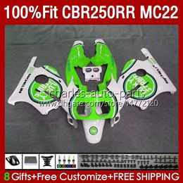 Injection MC22 250CC For HONDA CBR250 CC CBR 250RR 250 RR 90 91 92 93 94 95 1996 1997 1998 1999 131No.251 CBR250RR Lucky Green 1990 1991 1992 1993 1995 96 97 98 99 Fairing