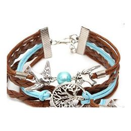 Charm Bracelets Straps Wrap Around Pseras Endless Charms Infinity Hjewelry Drop Delivery Jewellery Dhfqn