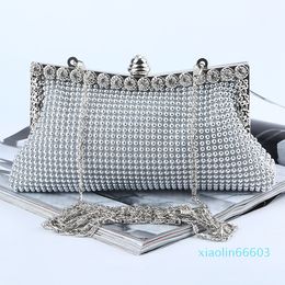 Designer-handmade pretty Aluminium sheet evening bag clutch with satin for wedding banquet party porm More Colours