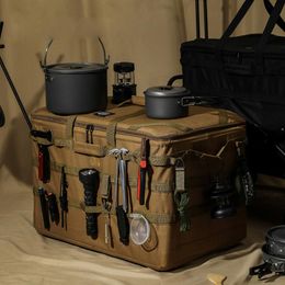 Duffel Bags Multifunctional Camping Equipment Box с крышкой складываемыми водонепроницаемыми инструментами KitDuffel