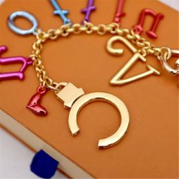 High Quality Keychain Luxury Designer Brand Key Chain Mens CarKeyring Womens Buckle Keychains Bags Pendant Exquisite Gift With Box Dustbag
