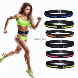 Portable Cycling Running Waist Bag Waterproof Anti-theft Mobile Phone Holder Waist Belt Belly Bag Gym Outdoor Sport Fitness Bag