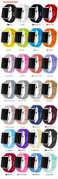 Silicone Straps For Apple watch band 44mm 40mm 42mm 38mm 41mm 45mm smartwatch wristband belt loop bracelet iWatch 3 4 5 se 6 7 Watchbands