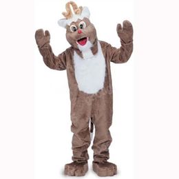 Performance Reindeer Mascot Costumes Christmas Halloween Fancy Party Dress Cartoon Character Carnival Xmas Advertising Birthday Party Costume Outfit