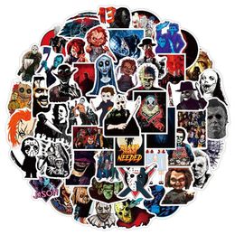 horror movies UK - 50pcs pack Horror Movies Group Graffiti Stickers For Notebook Motorcycle Skateboard Computer Mobile Phone Cartoon Toy Box287G160U