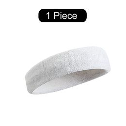 Sweat Absorbent Headband Cotton Elastic Basketball Sports Gym Fitness Volleyball