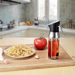 2 in 1 Oil Bottle Sprayer Kitchen Supplies Tool Dosage Seasoning Olive Vinegar Mist Dispenser Supply by sea BBE13498