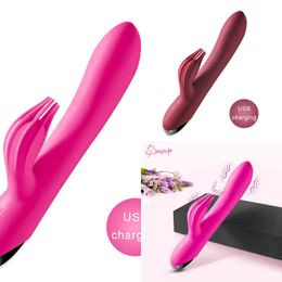 NXY Sex Vibrators 10 Speed g Pot Usb Rechargeable Powerful Dildo Rabbit for Women Clitoris Stimulation Massage Adult Sex Toys 1125