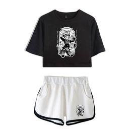 T-shirt maschile T-shirt a manica corta Hanako-kun Shorts Shorts Shorts Shorts Shorts Shorts 2022 Cool Women Summer Setsmen's