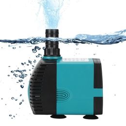 36101525w Multifunction Ultraquiet Submersible Water Fountain Pump Filter Fish Pond rium Tank Y200917