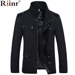 Clothes Coat Arrival Male Jacket Slim Fit High Quality Mens Spring Clothing Man Jackets Zipper Warm Cotton-Padded 201128
