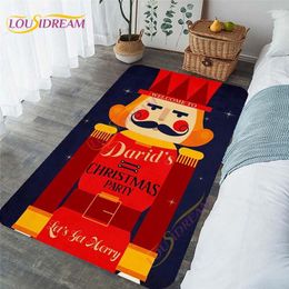 Carpets Tchaikovsky The Nutcracker Ballet Pattern Art Print Rug Large Carpet Christmas Doormat Area Rugs For Living Room Bedroom