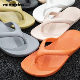 MInmclas 2021 women flip flops New style slippers female outdoor furnishing simple summer slippers couple EVA slippers 210301