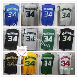 The Finals Men Edition Earned City Giannis Antetokounmpo Basketball Jersey 34 Team Yellow Black White Green Embroidery And Stitched Good Q jerseys