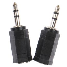 3.5mm Male To 2.5mm Female Stereo Jack Connectors Audio Pc Phone Headphone Earphone Converter Adapter Cable Plug