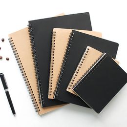 Kraft Cover Notebooks Journals Planner Notepads with Blank Paper Brown Copybook Diary for Travelers