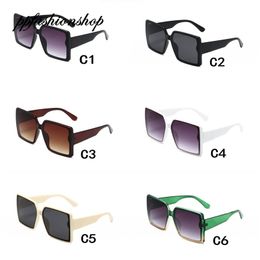 Fashion Square Large Frame Sunglasses Oversize Goggles Unisex Eyewear Oversized Holiday Summer Sun Glasses