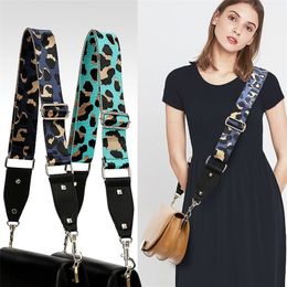 Leopard Print Adjustable Bag Strap Belt for Women's Crossbody - 5cm Width with Handle accessories (220426)