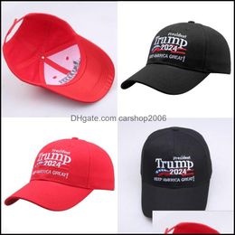Ball Caps Hats Hats Scarves Gloves Fashion Accessories 2024 Presidential Us Election Baseball Cap Adjustable Make America Duck Tongue Hat