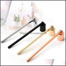 Stainless Steel Candle Flame Snuffer Wick Trimmer Tool Mti Colour Put Out Fire On Bell Easy To Use Lx3100 Drop Delivery 2021 Candles Home De