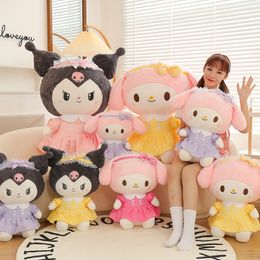 2022 Stuffed Animals Seven types Wholesale Cartoon plush toys Lovely kuromi 30cm and 40cm dolls