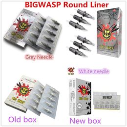3 round liner needle UK - BIGWASP 20PCS BOX Round Liner Cartridges Permanent Makeup Tattoo Needle 0.25mm 0.30mm 0.35mm 0.40mm 1 3 5 7 9 11 13 14 15RL 220418