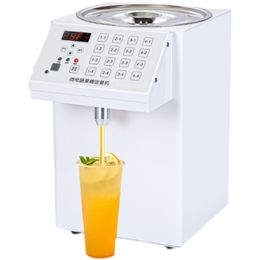 16 Grid Automatic Fructose Machine Syrup Dispenser Bubble Tea Sugar Dispensers 8L Fructoses Quantitative Machines