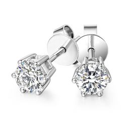 fashion classic shining crystal stud earrings silver cz zircon bling diamond earings earring ear rings Jewellery for women