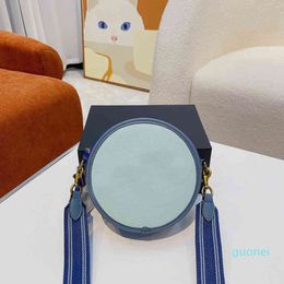 Designer -Candy Colour Small Round Bag Triumphal Arch Spring And Summer Single Shoulder Texture Messenger Corssbody Wallets