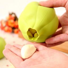 Silicone Garlic Peeler Zester ferramenta de cozinha criativa