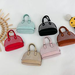 Mini children print handbag fashion baby shell bag girls versatile single shoulder cross-body bags