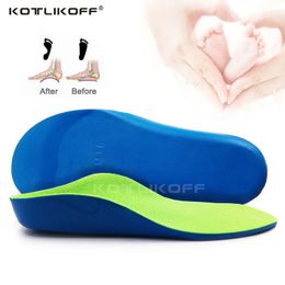 KOTLIKOFF Children s Orthopaedic Shoes Insoles For Feet Flat Foot Arch Support Kids Products Sole Insert 220610