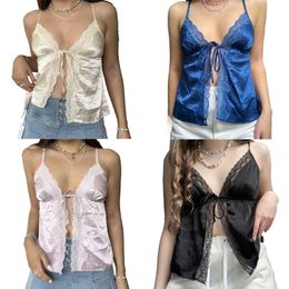 Xingqing Summer Lace Camisole Tops Beige Pink Women Sleeveless V Neck Slim Fit Tank Top Sweet Sexy Fashion Sweet Crop Top 220607