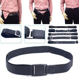 Belts Adjustable Shirt Holder Men Women Elastic Stays Black Non-Slip Wrinkle Prevention Waistband Tucked InterviewBelts Fred22