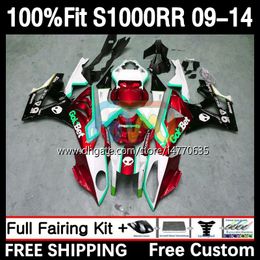 OEM Fairings Kit For BMW S 1000RR 1000 RR S1000-RR 09-14 2DH.59 S-1000RR S1000 RR 2009 2010 2011 2012 2013 2014 S1000RR 09 10 11 12 13 14 Injection Mould Body dark red