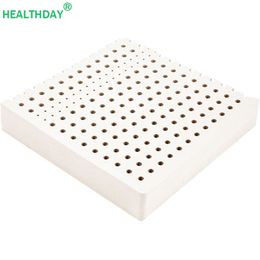 Natural Latex Coccyx Pad Soft Orthopedic Sciatica Pillow Breathable Non-slip ChairSeat Pillow Relieve Tailbone Pain Linen Plush 201226